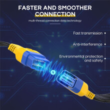 30cm 40cm 16Pin Car OBD Extension Cable OBD Connector Adapter Extension Cord Obd2 Flexible Gooseneck OBDII Cable A1