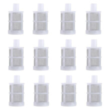 12pcs Hose Connection Filter Internal Filter 10MM Fish Tank Water Pump Suction Strainer Removable Tea Set