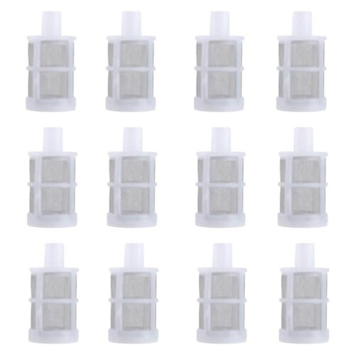 12pcs Hose Connection Filter Internal Filter  10MM Fish Tank Water Pump Suction Strainer Removable Tea Set