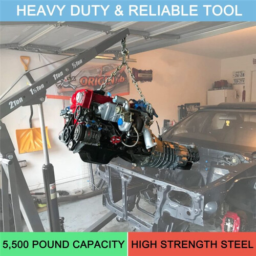 7100 Engine Lifting Bracket Set, 5,500 Lb Capacity Engine Lift Bracket Kit for Use with Load Levelers and Sling ,4 Pack