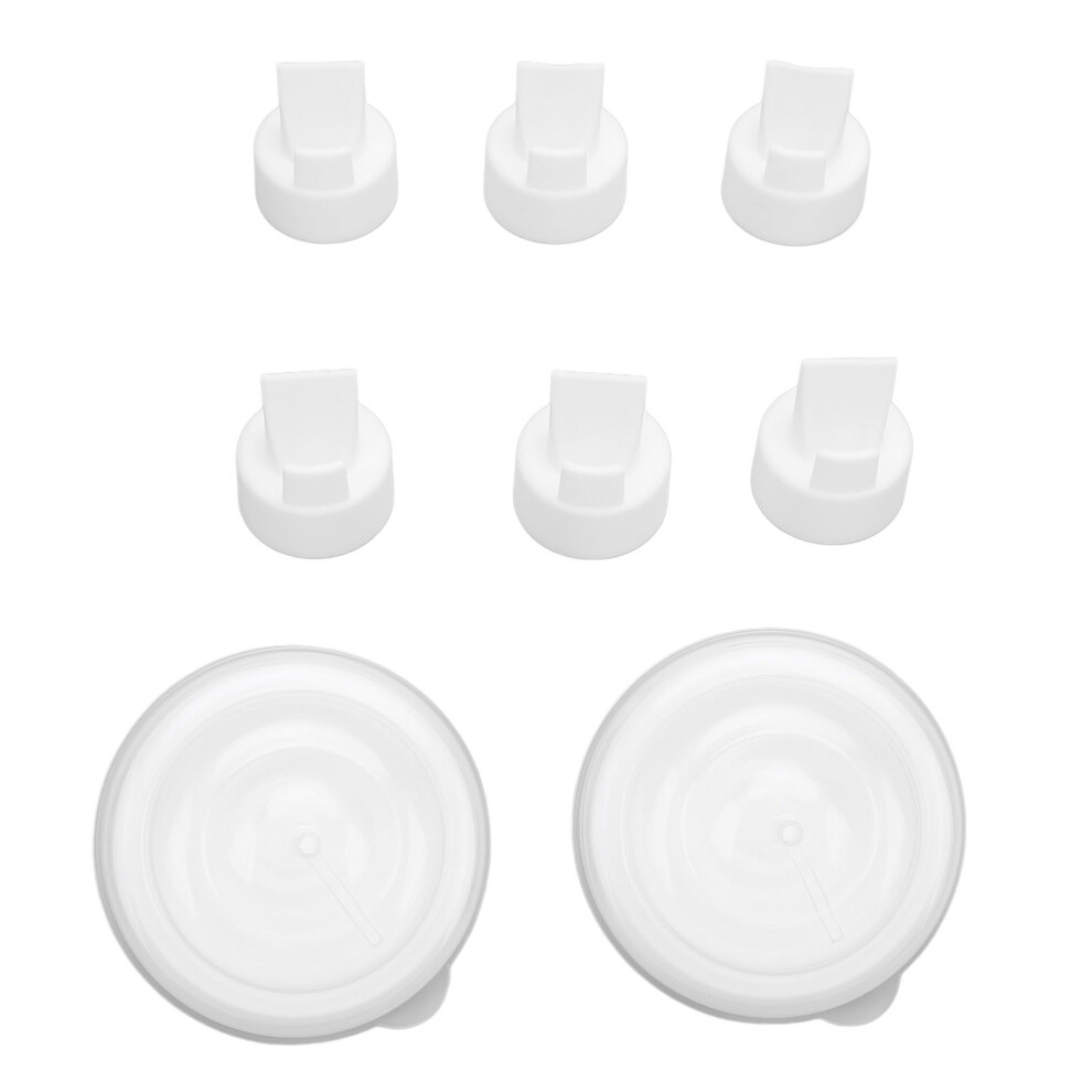 6x White Duckbill Valves & 2x Backflow Protectors