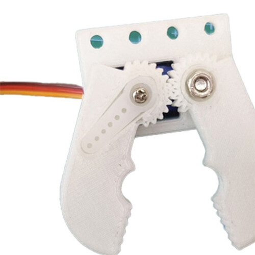 3D Printable SG90 Robot Claw - Mechanical Gripper for Robotic Arm, 3D Printed Robotic Hand 1