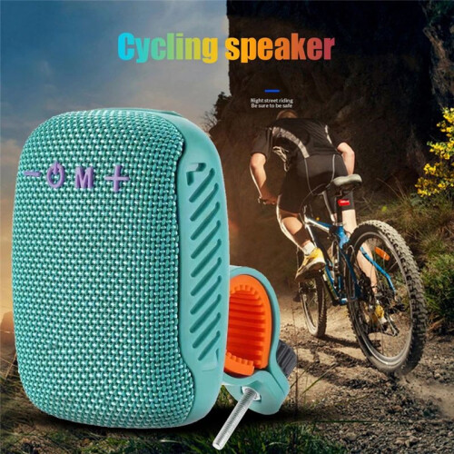 Outdoor Portable Bicycle Riding Speaker Type-C USB Rechargeable Waterproof -Compatible for Scooter Black 2
