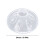 6 Pack 24mm Silicone Flange Cushions for Breastpump Insert Replacement 2