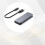 M2 SSD Case NVMe/ SSD Enclosure Adapter 10Gbps USB 3.2 Gen2 USB C External Enclosure Tool-Free 3