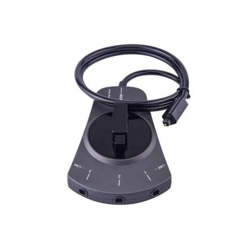 3-Way Digital Toslink  SPDIF Optical Audio  Toslink Cable Switcher Selector Hub Box for DVD CD Player 1