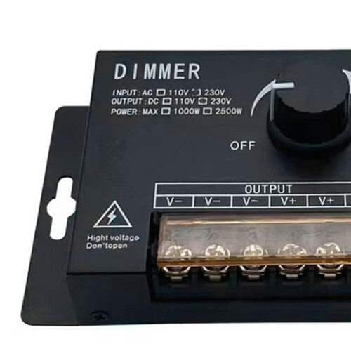 AC220V 2500W LED  0- Stepless Dimmer Single Color LED Strip Light Brightness Adjustment Controller 1