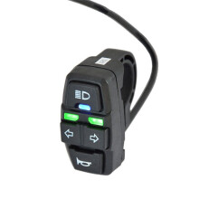 24-48V Multifunctional E-Bike Headlight Turn Signal Rear Light with S M Plug forEbike Accessories