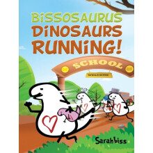 Bissosaurus Dinosaurs Running by Sarahbiss . Paperback Book