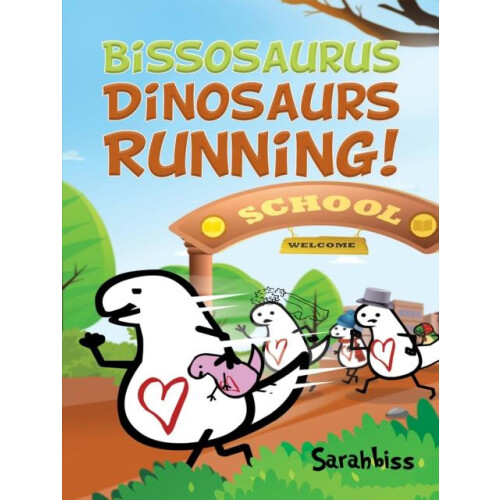 Bissosaurus Dinosaurs Running by Sarahbiss . Paperback Book