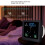 Bathroom Waterproof Wall Clock Shower Clocks Timer Digital Electronic Wall Clock Kitchen Washroom  White 2