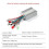 48V 60V 450W Hub Motor Controller 9Mos MAX 25A für Elektrofahrrad E-Scooter Motorrad Bldc Motor Controller 7