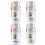 Leak-Proof Overnight Oats Containers with Lids - Yogurt Containers with Lids - Mason Jars Stackable Design, 4-Pack 1