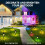 TeckNet TECKNET Solar Lights Outdoor Garden, Solar Powered Stake 2