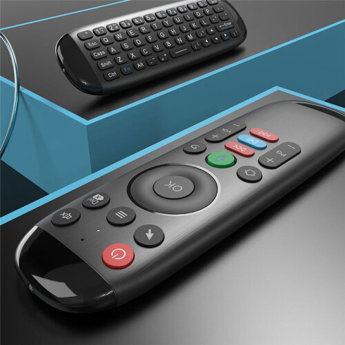 M6  Flying Air Mouse Wireless Keyboard Mouse  Voice Remote Control with Backlight for Android Laptop TV Box 2