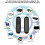 M6  Flying Air Mouse Wireless Keyboard Mouse  Voice Remote Control with Backlight for Android Laptop TV Box 4