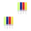 8Pièces Brassards Nylon Élastiques Captains Confortables Colorés 6