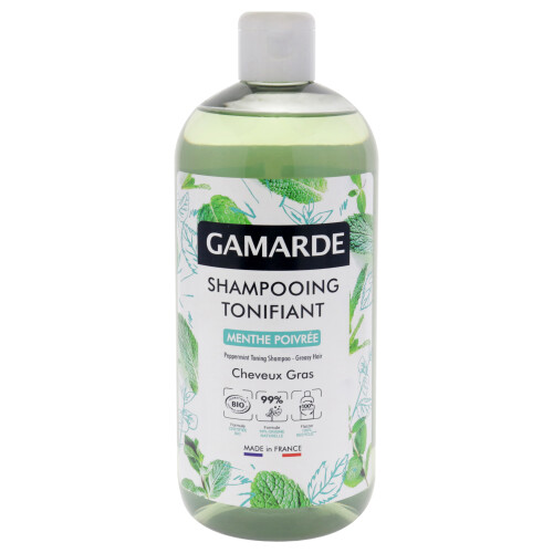 Șampon de păr, Gamarde, Bio, Mentă, Tonifiere, 500 ml