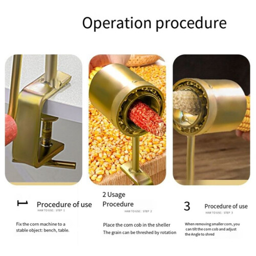 Hand Dry Corn Peeler Manual Rapid Corn Thresher Machine Kitchen Corn Sheller Stripper Gadgets Tools for Kitchen Gadgets 1