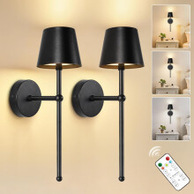 Kimjo Rechargeable Wall Lights Indoor, Battery Wall Lights for Living Room