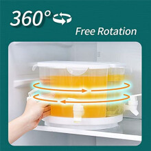 Beverage Dispenser with Spigot 360 Removable Plastic Dispenser, with Dust-Proof Lid &  Capacity