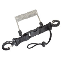 Diving Spiral Rope Camera Cover Rope Anti Loss Spring Rope Camera Rope Underwater Coil Lanyard Camera Anti-Lost,Silver