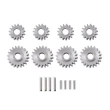 8St Overdrive Steel Portal Axle Gear Set 20T 15T för 1/24 FMS FCX24 RC Crawler Car Upgrade Delar