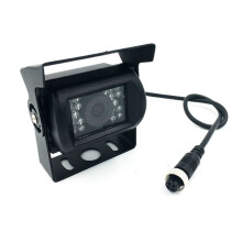 Waterproof 18 LED Car Rear View Reversing Parking Backup Camera IR Night Vision for 12V 24V Bus Truck Motorhome Van(B)
