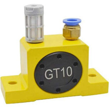 Kleine Pijpleiding Silo Trillingsklopper GT10 Pneumatische Luchtturbinevibrator Pneumatische Turbinevibratoroscillator Geel