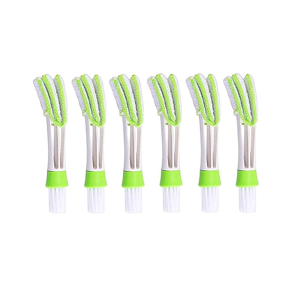 6Pcs Duster For Car Air Vent Automotive Air Conditioner Cleaner Brush Dust Tool For Keyboard/Window/Leaves Blinds/Fan 4712293758440
