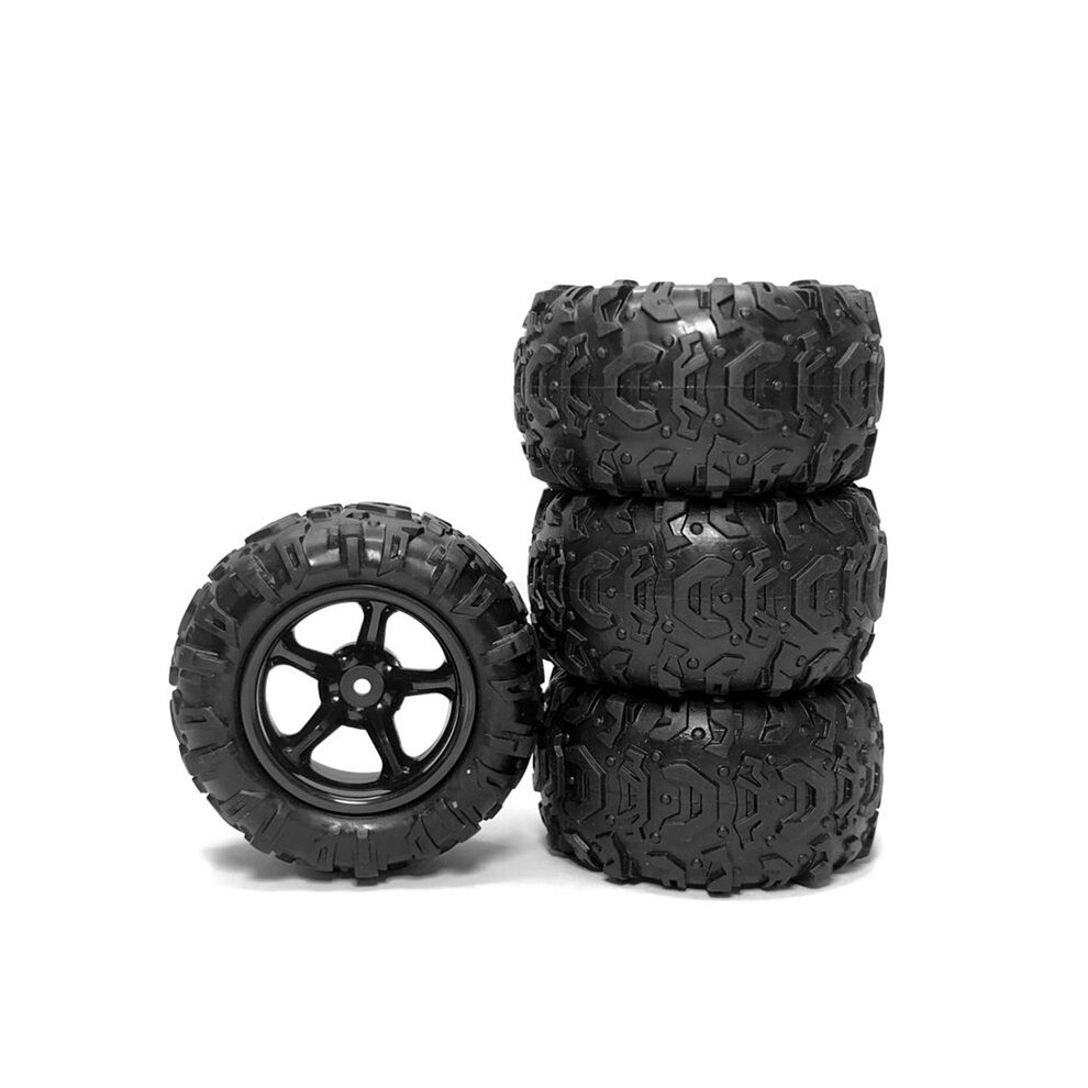 4Pcs Rubber Tire Wheel Tyre For Deerc 9300 9310 Pxtoy 9300 9302 9303 9304 1/18 Rc Car Spare Parts Accessories 6031503465984