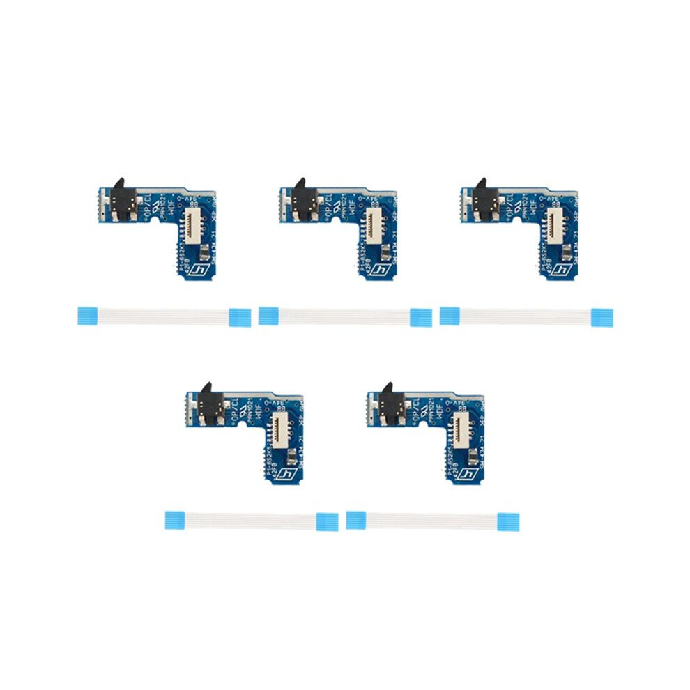 5Pcs Power Pcb Board Power Off Reset Board With Flex Ribbon Cable For Ps2 Scph 70000 75000 77000 79000 6031951736971