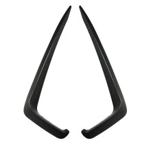 2Pcs Car Front Bumper Splitter Spoiler Decorative Trims Fog Light Canard for MK7 2019-2021 Carbon Fiber