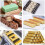 4PCS Rectangle Silicone Mold  Bar Maker Chocolate Cornbread Cheesecake Soap Mould 5