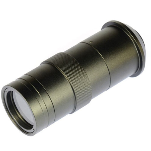 Lentille de Microscope 100X M1218 Lentille D'éValuation de Maintenance de CaméRa Industrielle Monoculaire 1