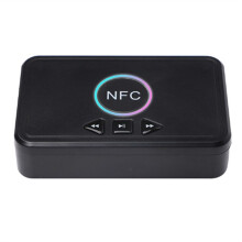 Adapter NFC BT5.0 Trådlös Ljudmottagare Sändare 3,5 mm Uttag AUX 2 RCA Stereoljud för Högtalarheadset