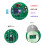 Holyiot NRF52810 3 Axis Accelerometer  Beacon BLE 5.0  Module Low Power Consumption Indoor Positioning 6