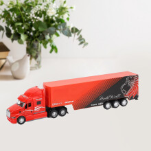 Giocattolo camion di container realistico con luci e suoni, in lega, 34,5 cm