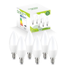 humpun E14 LED Light Bulb, 5W E14 LED Light Bulb Cool White 6000K, 40W Equivalent SES Small Edison Screw Light Bulb, Energy Saving 400 Lumens LED Can