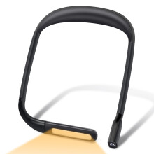 Alyvisun LED Neck Reading Light, Book Night Light for Reading in Bed, USB Rechargeable Light Adjustable Brightness Study Lamp Portable Flexible Arms L