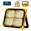 100W LED Solar Work Light Portable, 10000LM 12000mAh 1