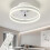 Ceiling Fan with Lights,16inch Flush Mount Ceiling Fans 1