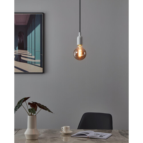 EGLO Eglo Dimmable E27 LED Globe, Vintage Spiral Filament Light 2