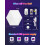 TeckNet TECKNET Hexagon LED Lights,8 Pack RGB Gaming Hex Wall Light 7
