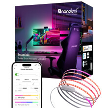 Nanoleaf Matter Wi-Fi 5M Gradient LED Light Strip - 300 RGB IC Addressable LEDs, Music & Screen Sync, Trimmable Strips, Smart App & Voice Control (Wor