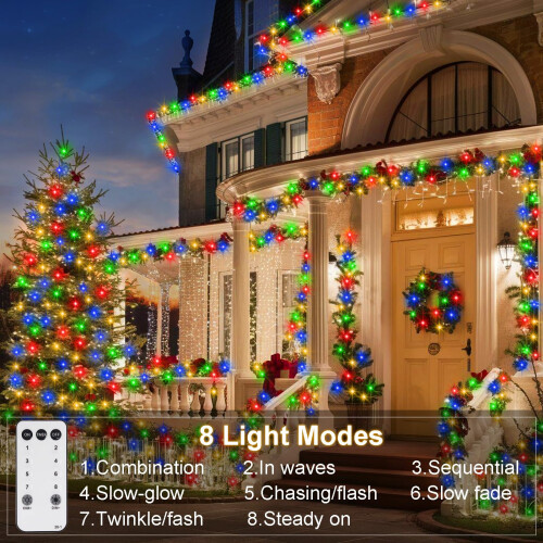 CCILAND Christmas Tree Lights Mains Powered, 40M 400 LED 2