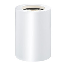 Small and Contemporary White Gloss LED Table/Floor Lamp Uplighter by Happy Homewares