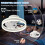 Ceiling Fan with Lights,16inch Flush Mount Ceiling Fans 4