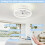 Ceiling Fan with Lights,16inch Flush Mount Ceiling Fans 7