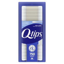Q-tips Cotton Swabs Per Igiene e Bellezza 750 Pezzi in Cotone 100%